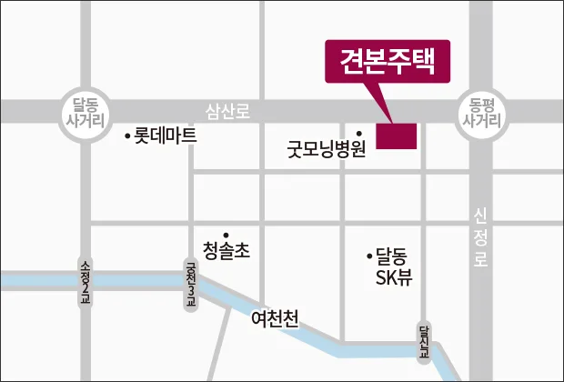 문수로 비스타 더파크 견본주택 위치 약도 — 울산 남구 달동